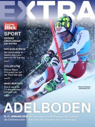 SonntagsBlick Beilage Ski Weltcups Adelboden und Wengen 2018