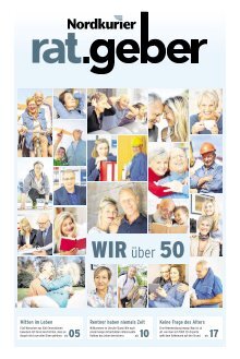 Nordkurier Ratgeber "Wir über 50" Uckermark