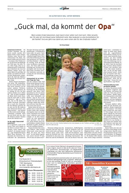 Nordkurier Ratgeber "Wir über 50" Uckermark