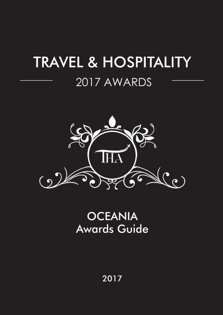 Travel & Hospitality Awards | Oceania 2017 | www.thawards.com