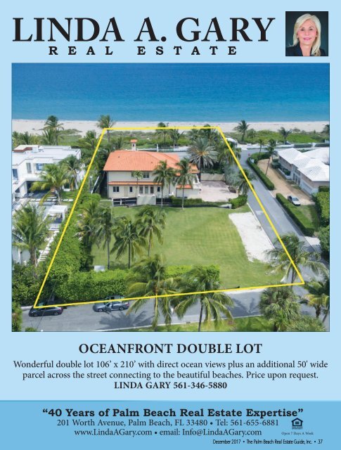 December 2017 Palm Beach Real Estate Guide