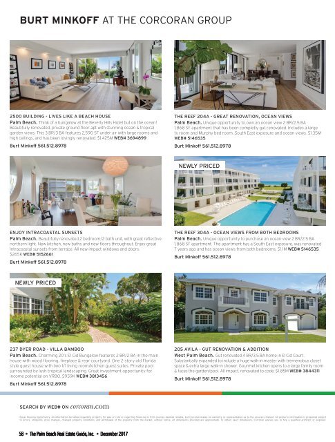 December 2017 Palm Beach Real Estate Guide