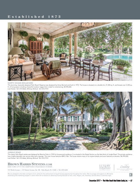 December 2017 Palm Beach Real Estate Guide