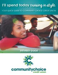 Community Choice Credit Union Member Guide