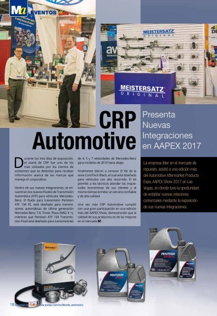 Mundo Automotriz 261 Diciembre 2017