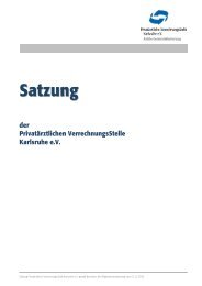 Satzung PVS Karlsruhe e. V.