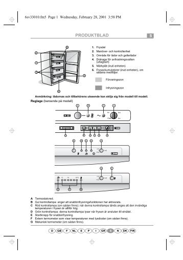 KitchenAid 546/G-IT - 546/G-IT SV (850754615000) Scheda programmi