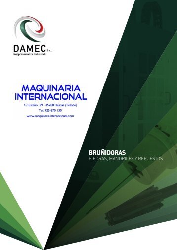 MAQUINAS BRUÑIDORAS DAMEC - MAQUINARIA INTERNACIONAL