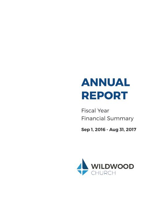 Wildwood Church Annual Report 