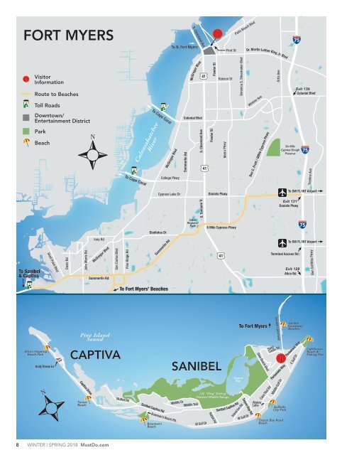 Must Do Fort Myers Sanibel Captiva Winter/Spring 2018 visitor guide