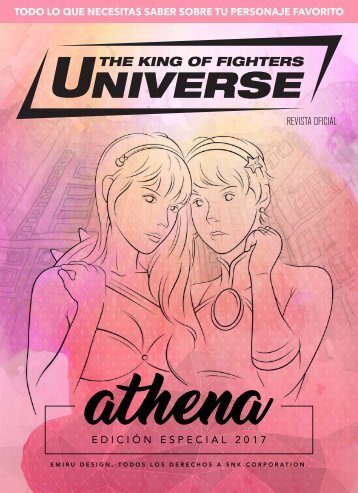 Revista KOF Universe 7 Edicion especial de Athena