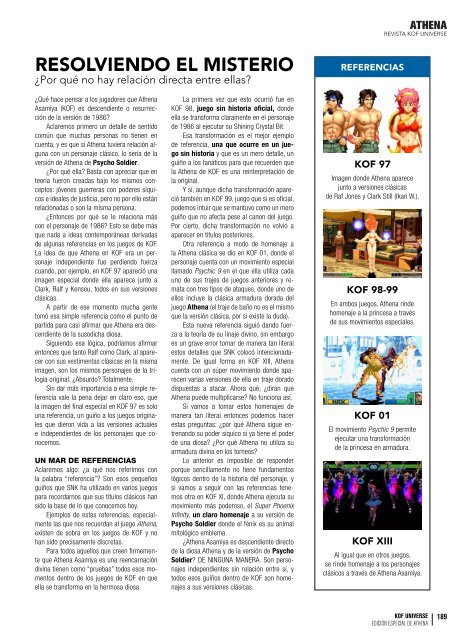 Revista KOF Universe 7 / Edicion especial 2017