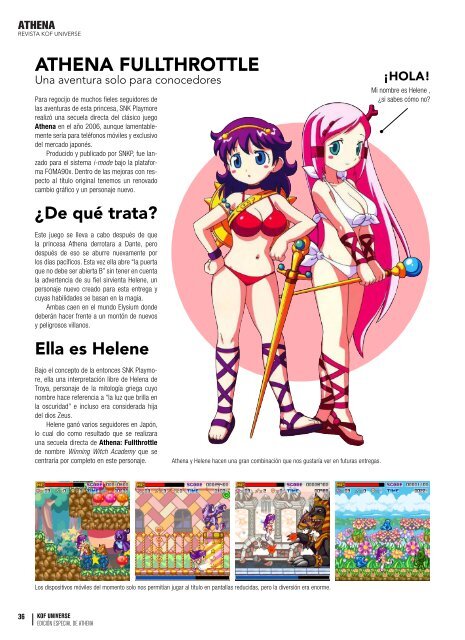 Revista KOF Universe 7 / Edicion especial 2017