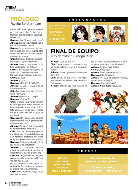 Revista KOF Universe 7 / Edicion especial 2017