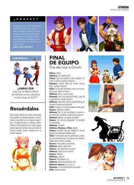 Revista KOF Universe 7 / Edicion especial 2017