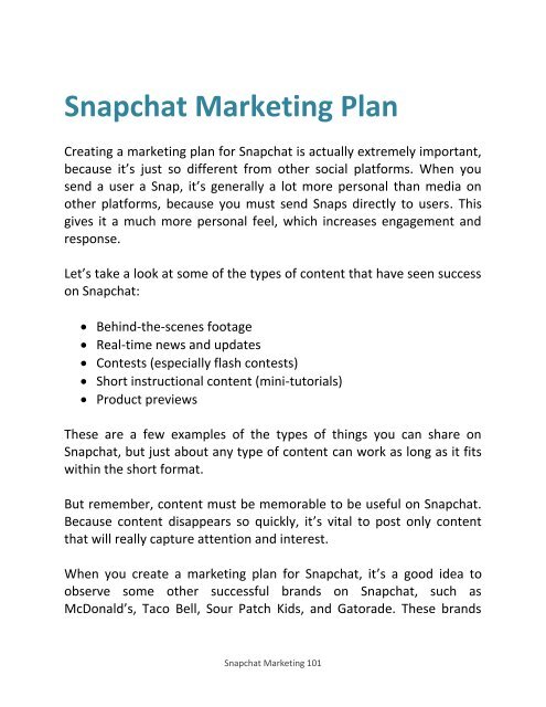 Snapchat Marketing Guide - How To Do Marketing On Snapchat