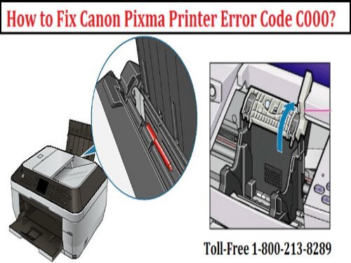 How to Fix Canon Printer c000- 18002138289