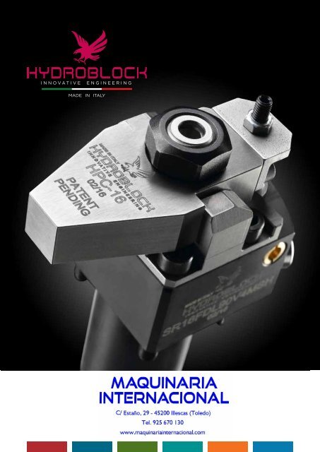 CILINDROS HIDRAULICOS PARA ÚTILES DE MECANIZADO HYDROBLOCK - MAQUINARIA INTERNACIONAL