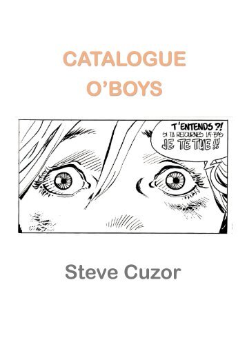 Catalogue O'BOYS par Steve CUZOR