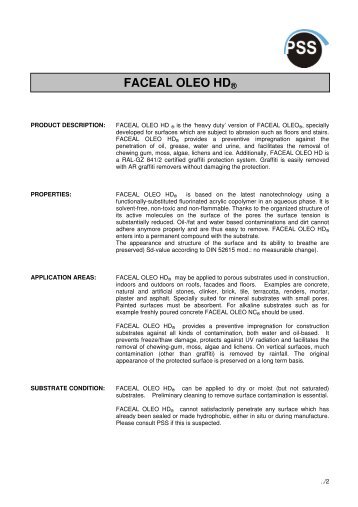 FACEAL OLEO HD® - PSS Interservice, All Remove