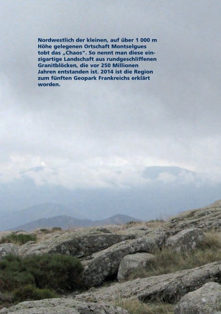 Die wilden Berge der Ardèche (Auszug, Blick ins Buch)