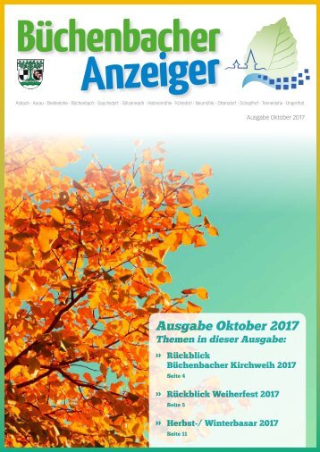 Oktober 2017 - Büchenbacher Anzeiger