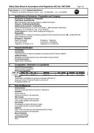 Safety Data Sheet Faceal Oleo NC - PSS Interservice, All Remove