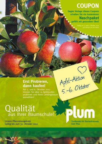 7,95 - PLUM - Baumschule - Pflanzenhof