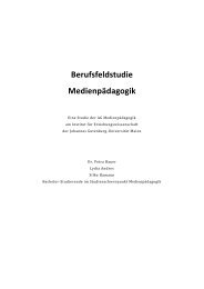 Berufsfeldstudie Medienpädagogik - Mediaculture online