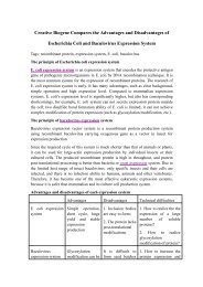 Creative Biogene Compares the Advantages and Disadvantages of Escherichia Coli and Baculovirus Expression System