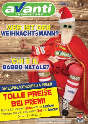 Hier kommt der Weihnachtsmann - arriva il babbo natale