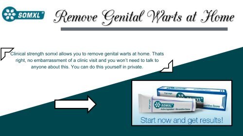 Genital Warts Treatment for Men | Wartcream