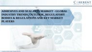 Recent Research Explores The Adhesives And Sealants Market