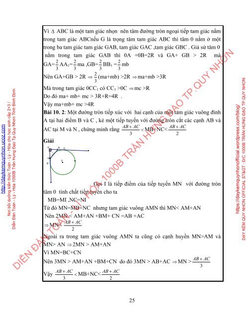 Một số phương pháp chứng minh bất đẳng thức và ứng dụng (SKKN 2008)