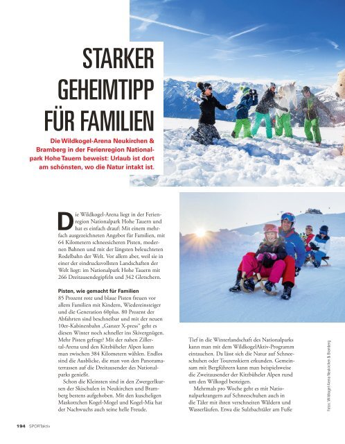 SPORTaktiv Winterguide 2017