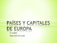 PAÍSES Y CAPITALES DE EUROPA