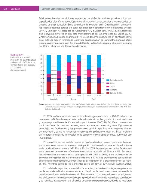 La Inversión Extranjera Directa en América Latina y el Caribe 2017