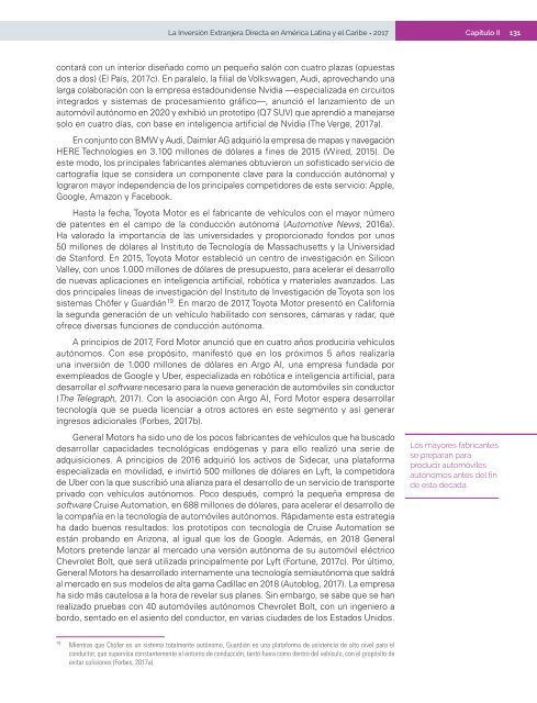 La Inversión Extranjera Directa en América Latina y el Caribe 2017