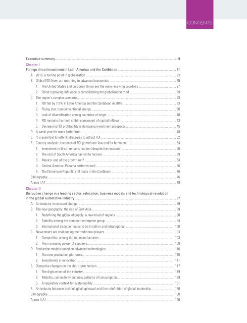 Foreign Direct Investment in Latin America and the Caribbean 2017