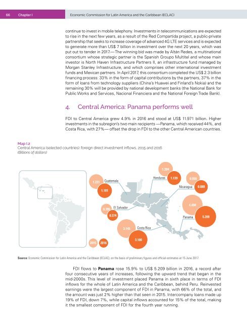 Foreign Direct Investment in Latin America and the Caribbean 2017