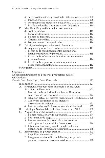 Inclusión financiera de pequeños productores rurales