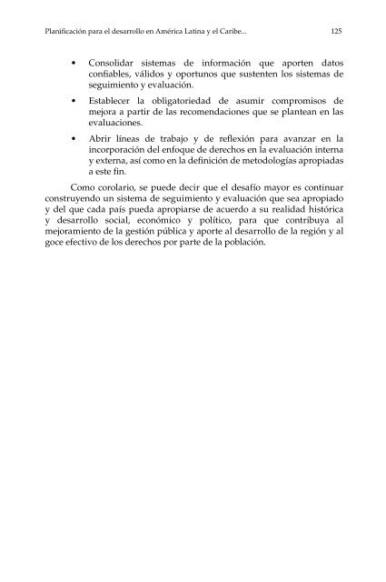 Planificación para el desarrollo en América Latina y el Caribe: enfoques, experiencias y perspectivas