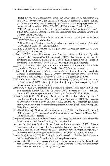 Planificación para el desarrollo en América Latina y el Caribe: enfoques, experiencias y perspectivas