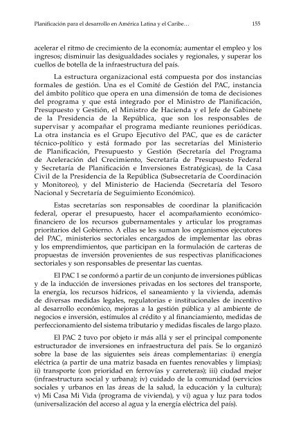 Planificación para el desarrollo en América Latina y el Caribe: enfoques, experiencias y perspectivas