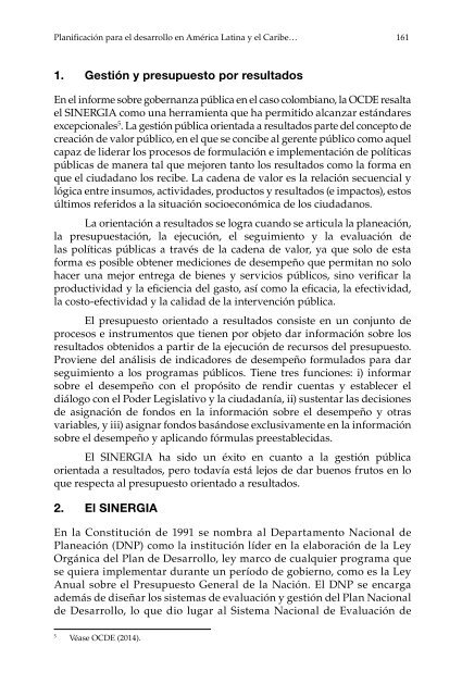 Planificación para el desarrollo en América Latina y el Caribe: enfoques, experiencias y perspectivas