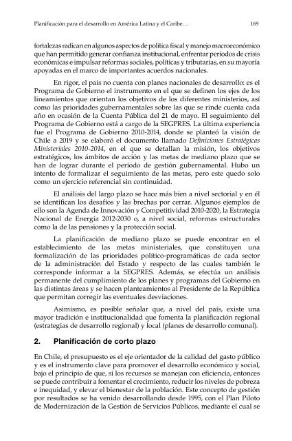 Planificación para el desarrollo en América Latina y el Caribe: enfoques, experiencias y perspectivas