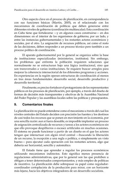 Planificación para el desarrollo en América Latina y el Caribe: enfoques, experiencias y perspectivas