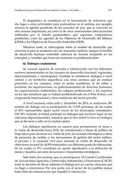 Planificación para el desarrollo en América Latina y el Caribe: enfoques, experiencias y perspectivas