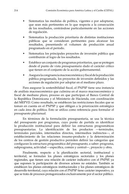 Planificación para el desarrollo en América Latina y el Caribe: enfoques, experiencias y perspectivas