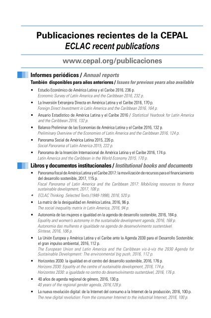 Planificación para el desarrollo en América Latina y el Caribe: enfoques, experiencias y perspectivas